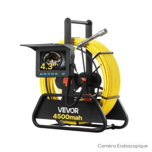 Caméra canalisation VEVOR 30 m écran 11 cm 480P