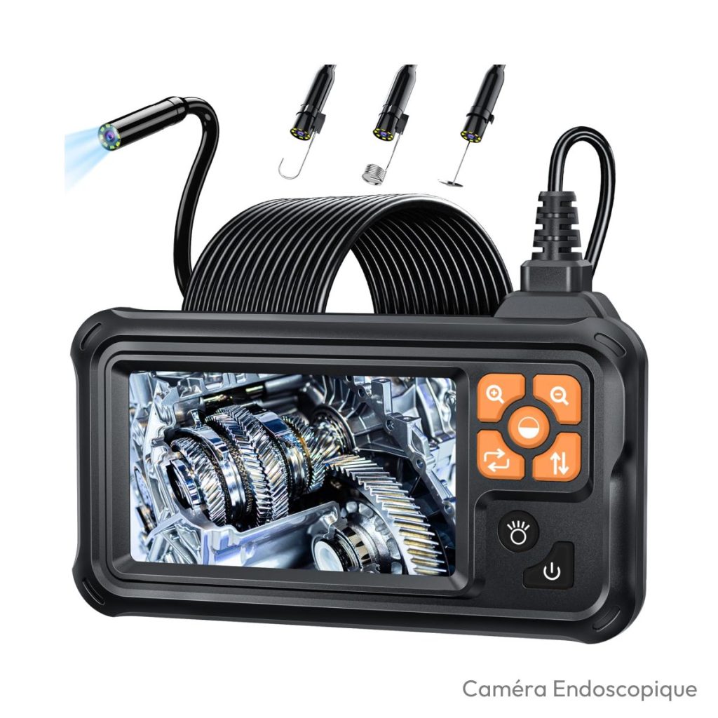 Caméra d'inspection SKYBASIC P100 HD 1080P écran 4,3 pouces 10 m