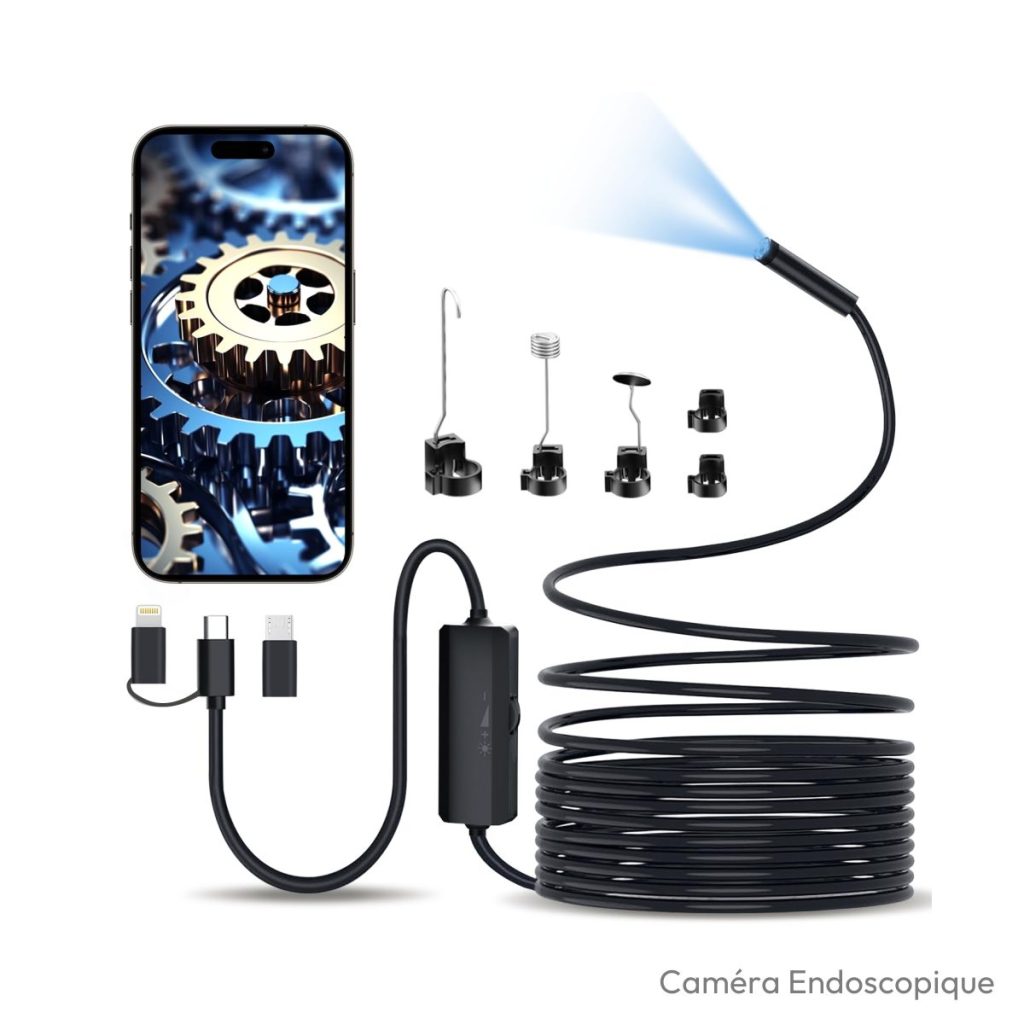 Caméra endoscope Cloudy WCS-02 USB Type-C 5 m